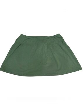 wild fable ~ Olive Green ~ Mini Skort ~ 98% Cotton Shorts Built in Under Skirt